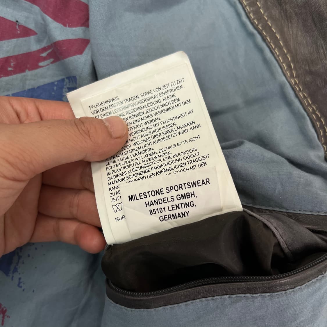 100 마일스톤 램스킨 라이더 가죽 자켓 상품이미지10