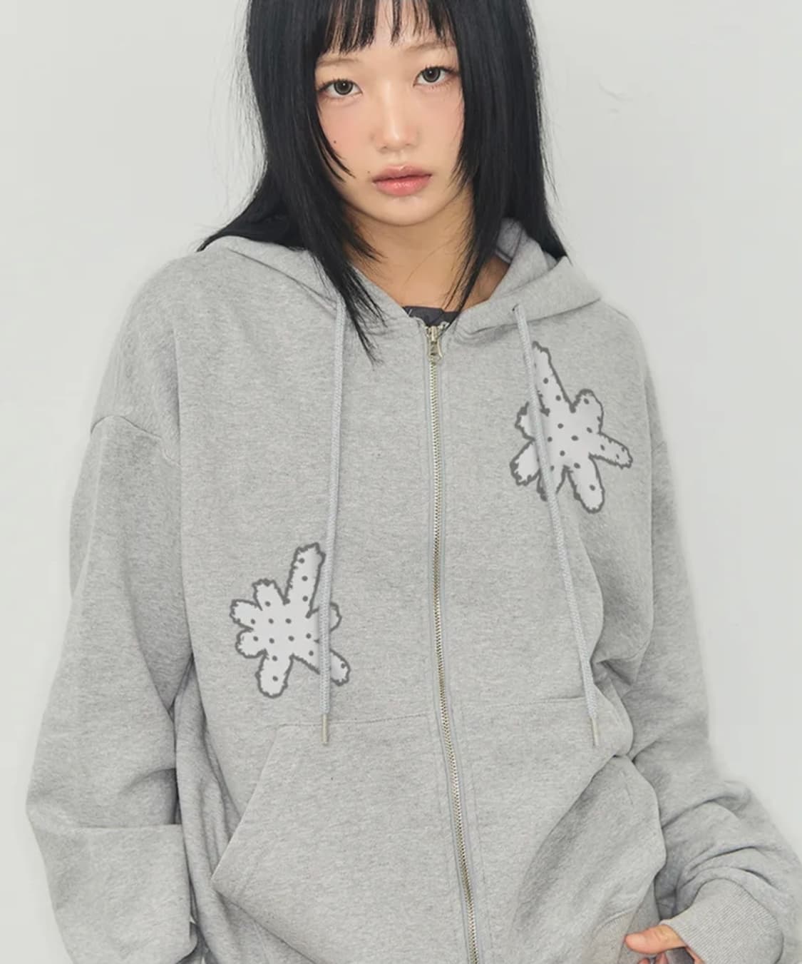 [UNISEX]DOTS GRAV 후드집업 상품이미지1