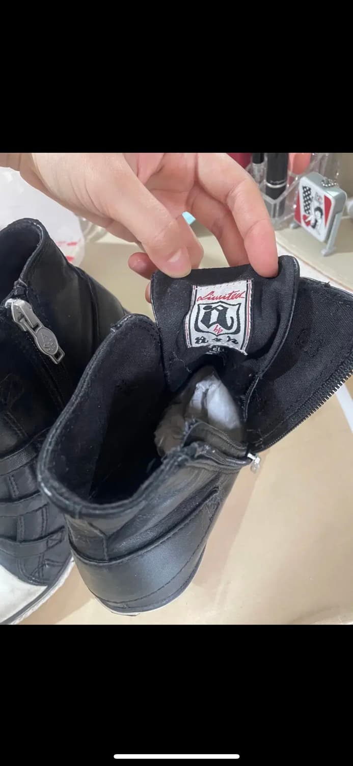 빈티지 아쉬 ash 버클 웨지힐 가죽 워커 상품이미지4