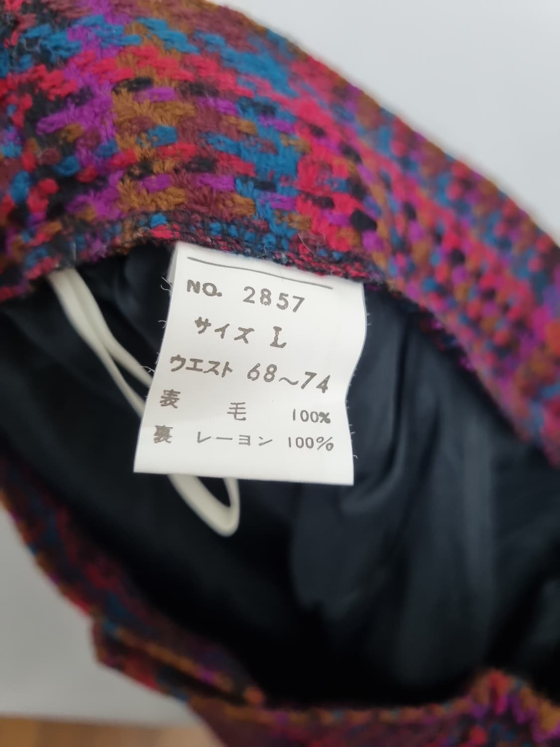 JPN 레트로 체크 스커트  상품이미지6