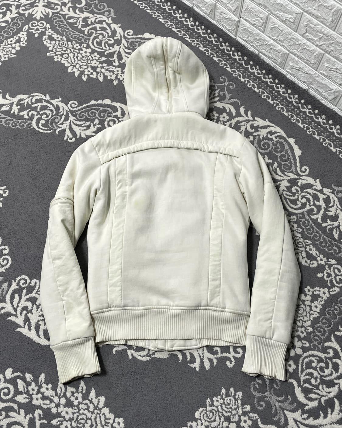 00‘s Diesel Lined Zip Fur Hoodie 상품이미지5