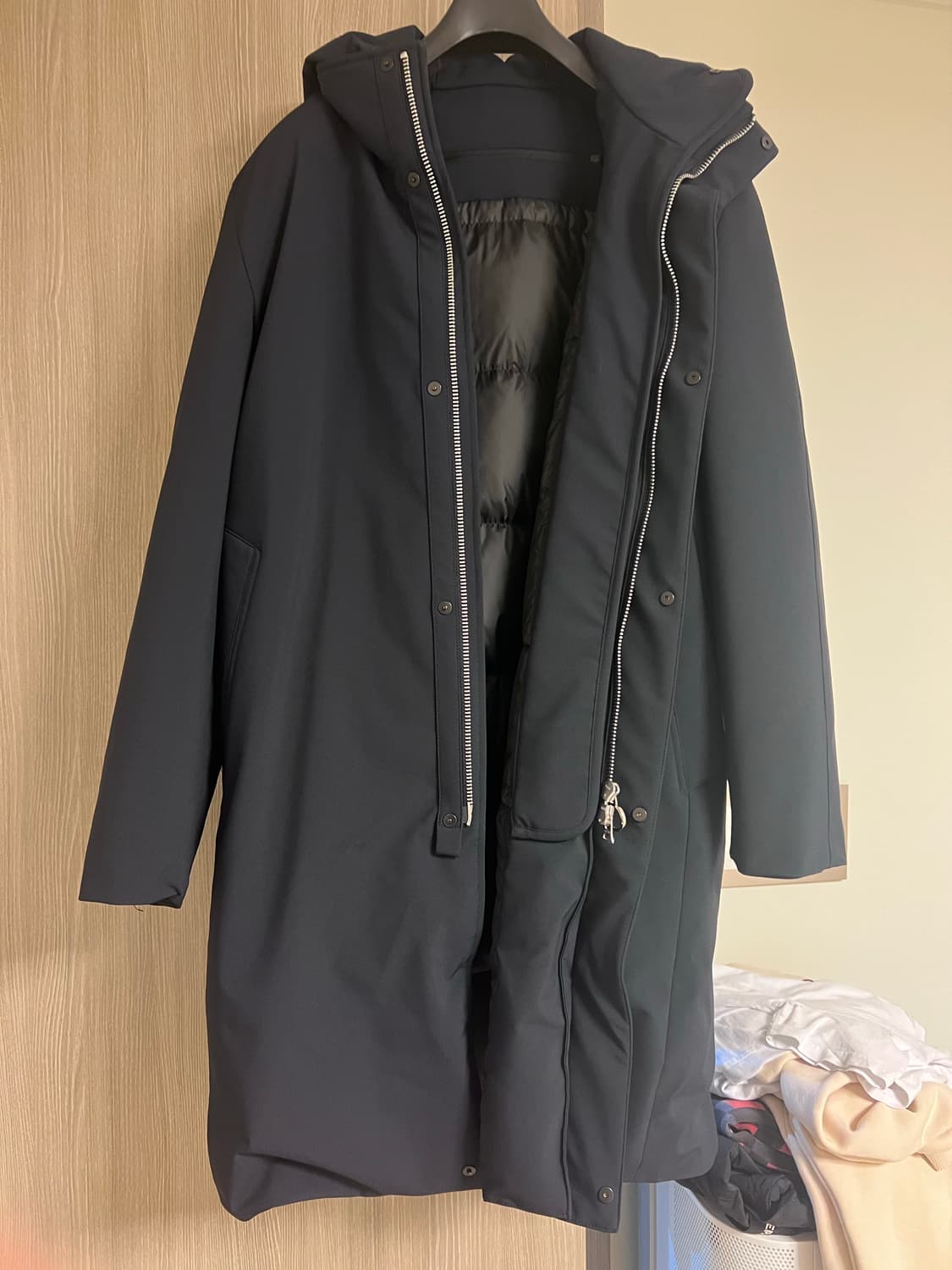 솔리드옴므 남성 구스다운 롱패딩 50 (105) 상품이미지1