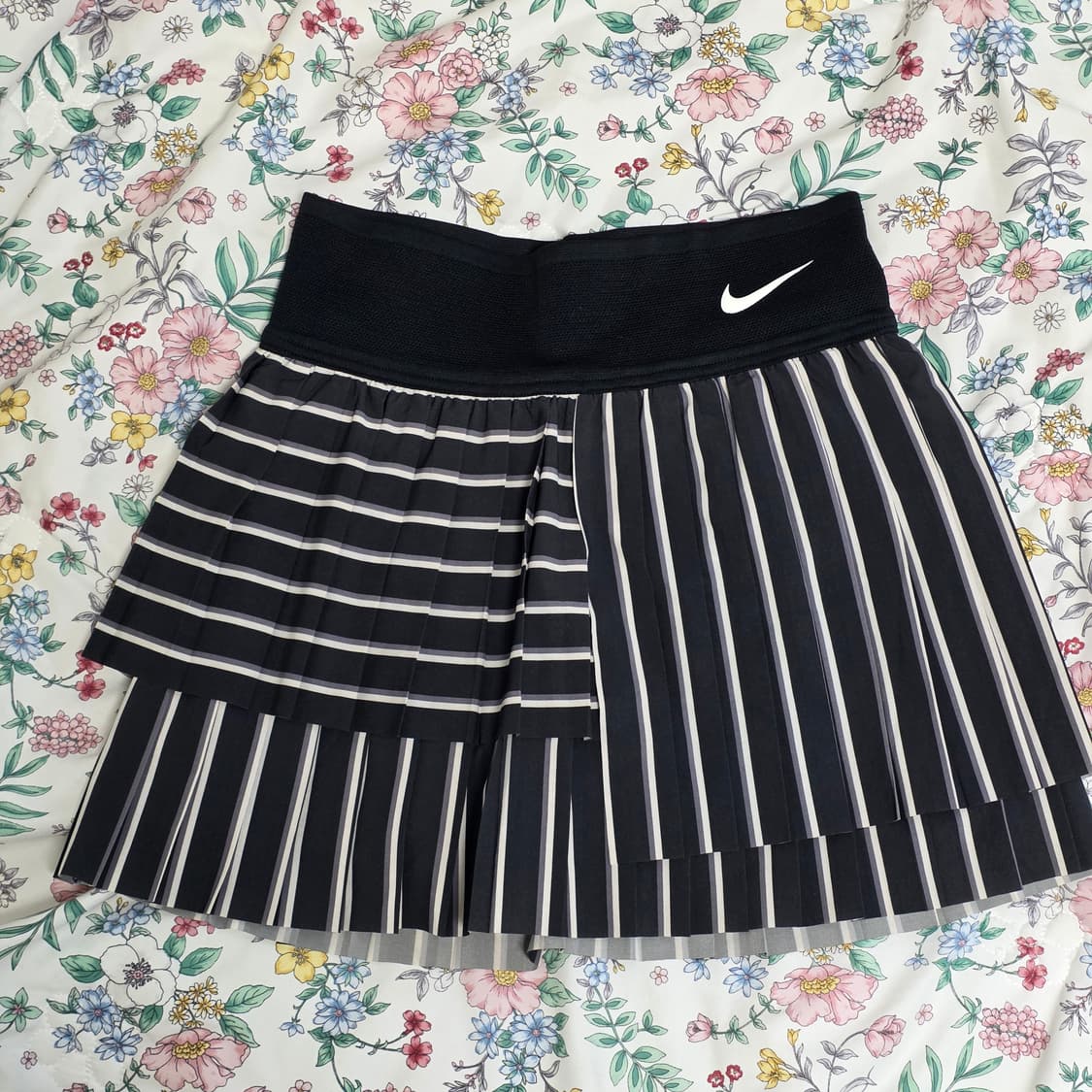 나이키)희귀매물빈티지 코트슬램 스트라이프 플리츠 캉캉 테니스스커트 상품이미지2