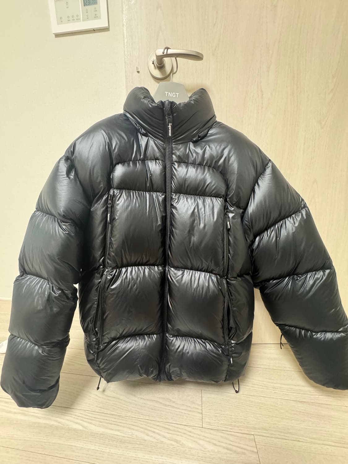 슈프림 페더웨이트 다운 퍼퍼자켓 블랙 l사이즈 상품이미지2