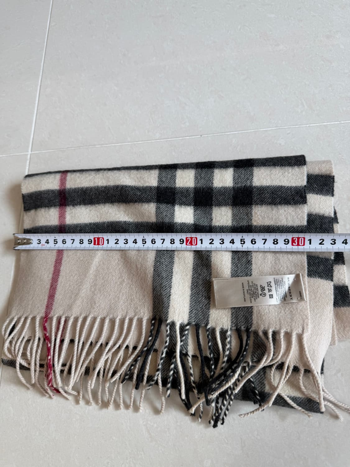 버버리 캐시미어 100 머플러  상품이미지6