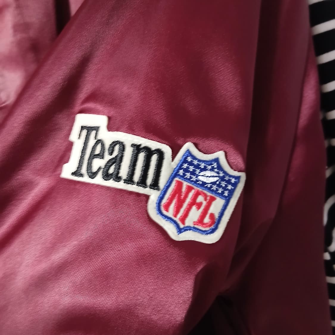 80s Stadium Club Redskins Satin Jacket 상품이미지4
