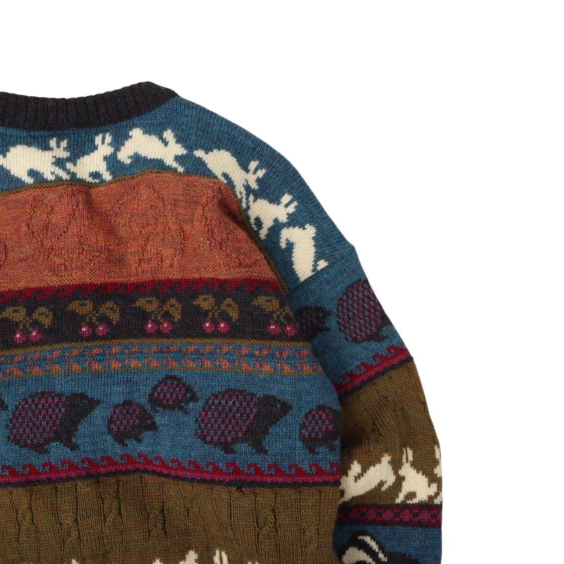 90s Concept 브리티안 울 니트웨어 가디건 상품이미지6