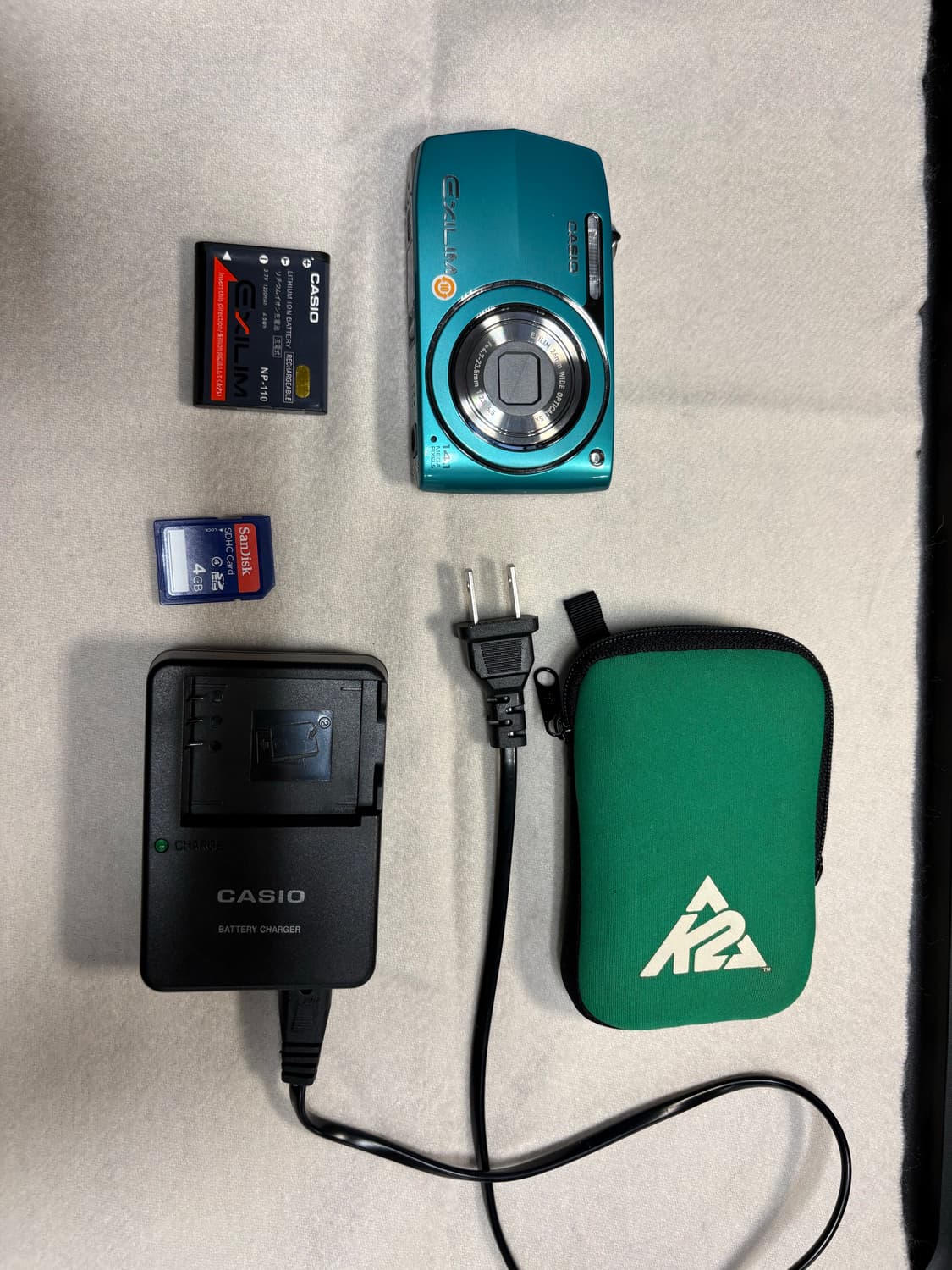 카시오 엑슬림z2300 민트 상품이미지1