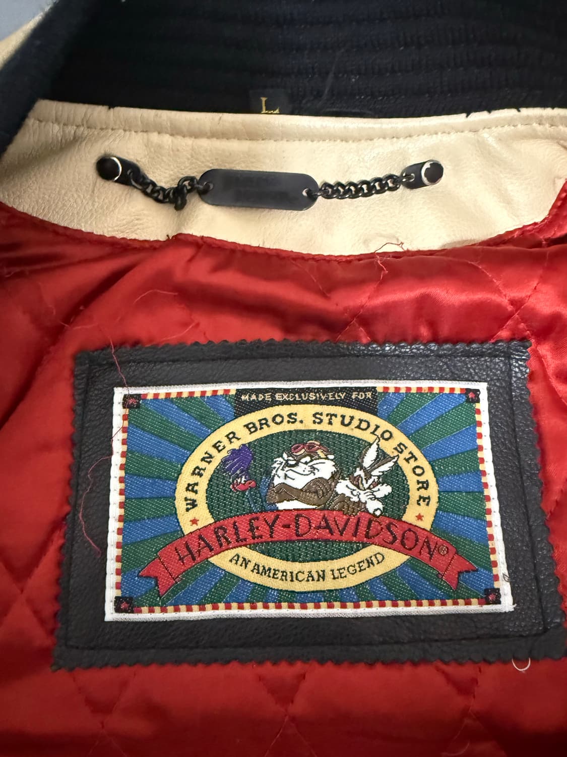 할리&워너브라더스 콜라보 바시티자켓 상품이미지3