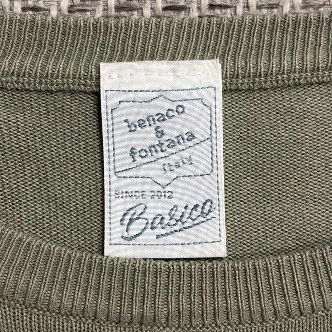 베나코앤폰타나 이태리 코튼 니트 v1855 상품이미지5