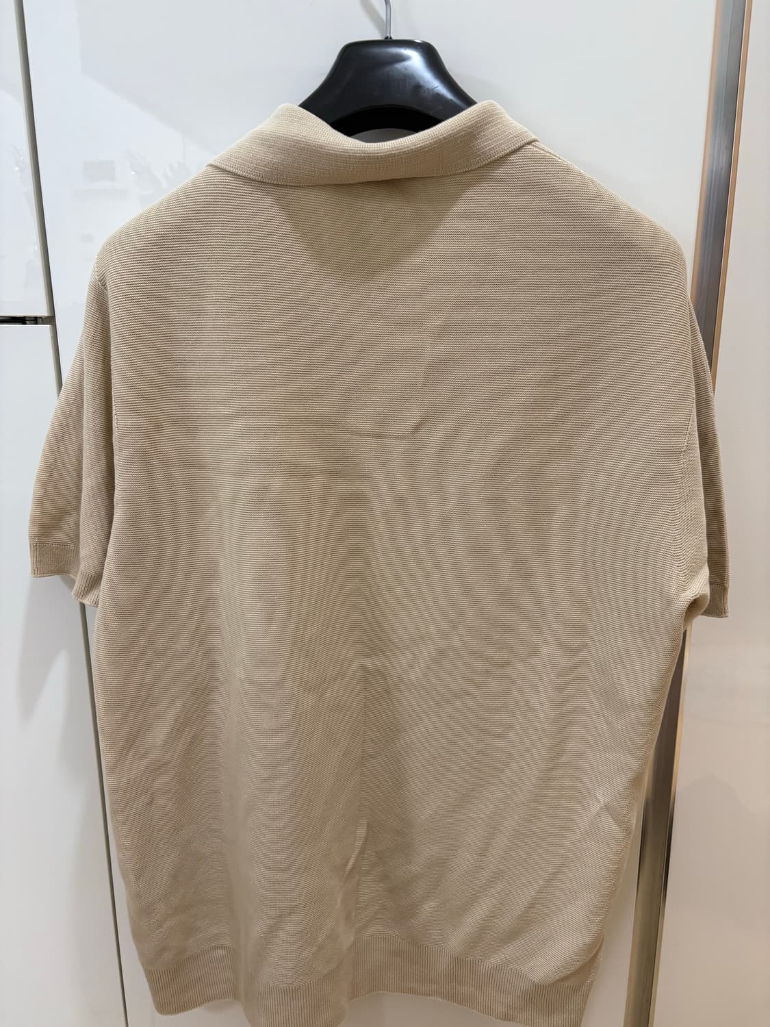 24fw 라코스테 베이지 니트반팔 xl (새상품급) 상품이미지2