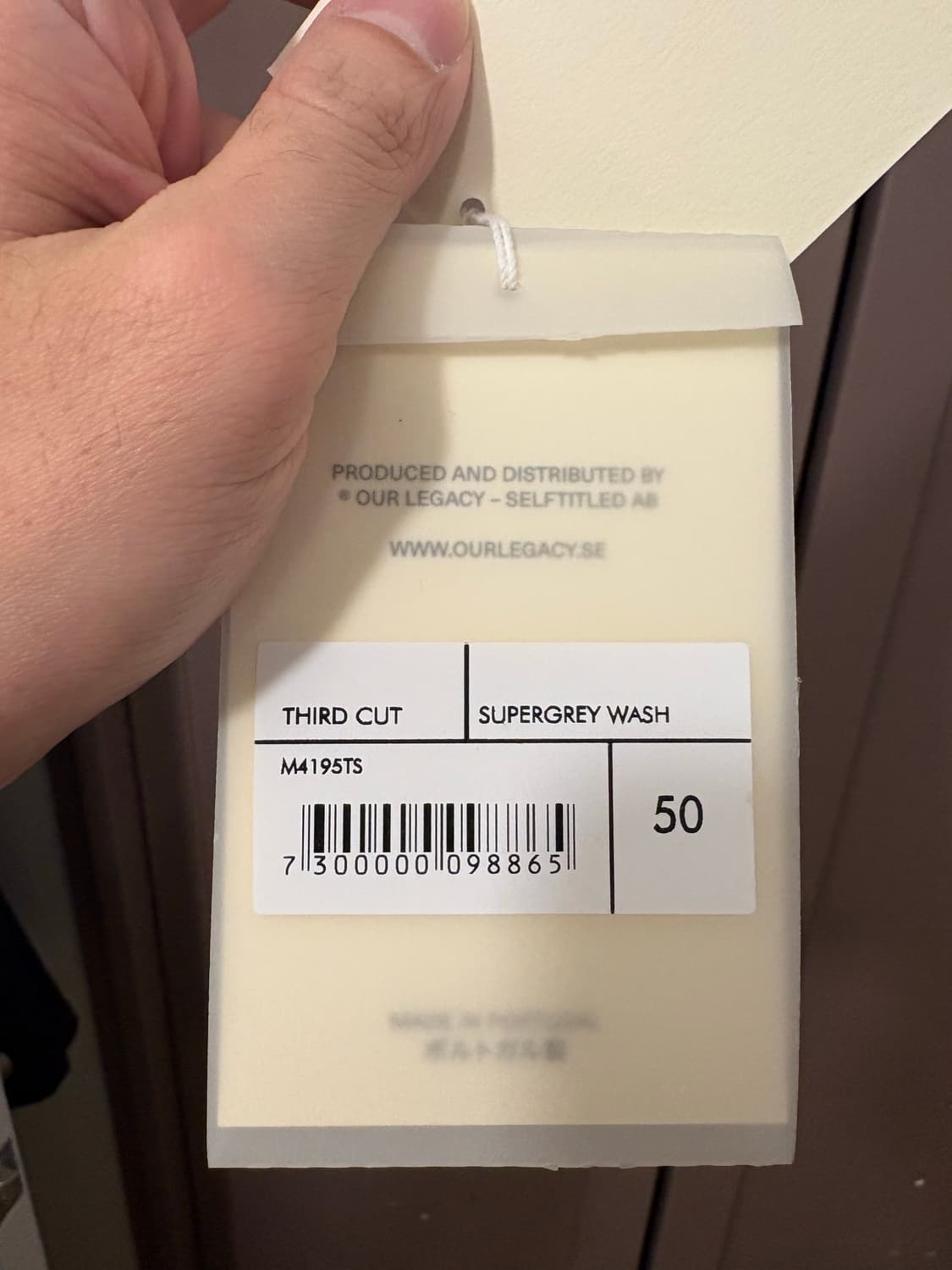 아워레가시 서드컷 슈퍼그레이 위시 상품이미지6