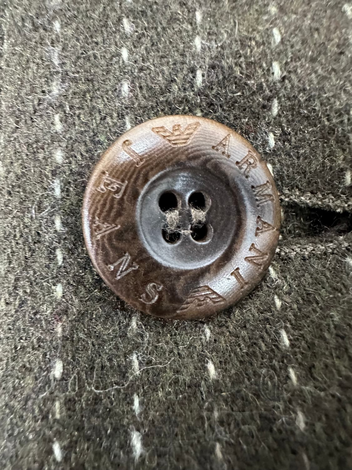 아르마니 진스 핀스트라이프 울 블레이저 상품이미지3