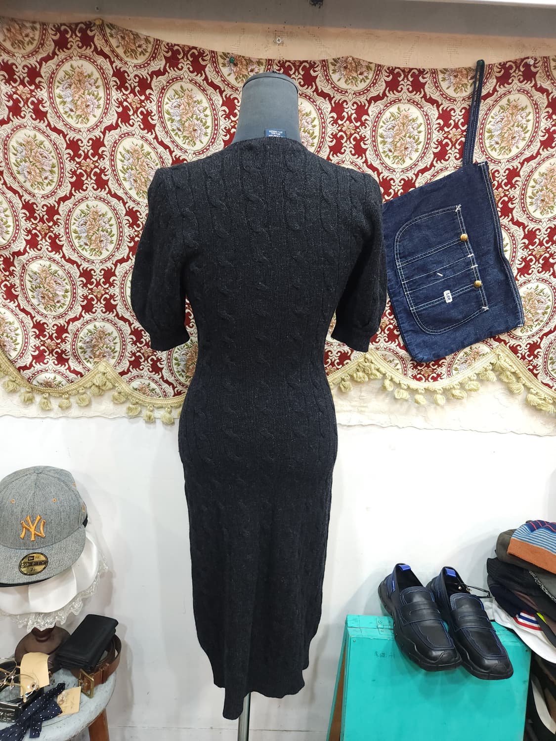 폴로 랄프로렌 00s 캐시미어 울 꽈배기 반팔 원피스
​ 상품이미지7