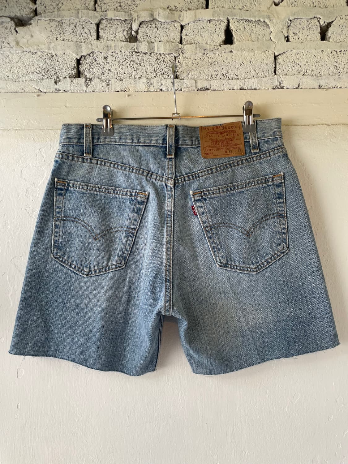 1990's Vintage Levi’s 505 Denim Shorts  상품이미지1