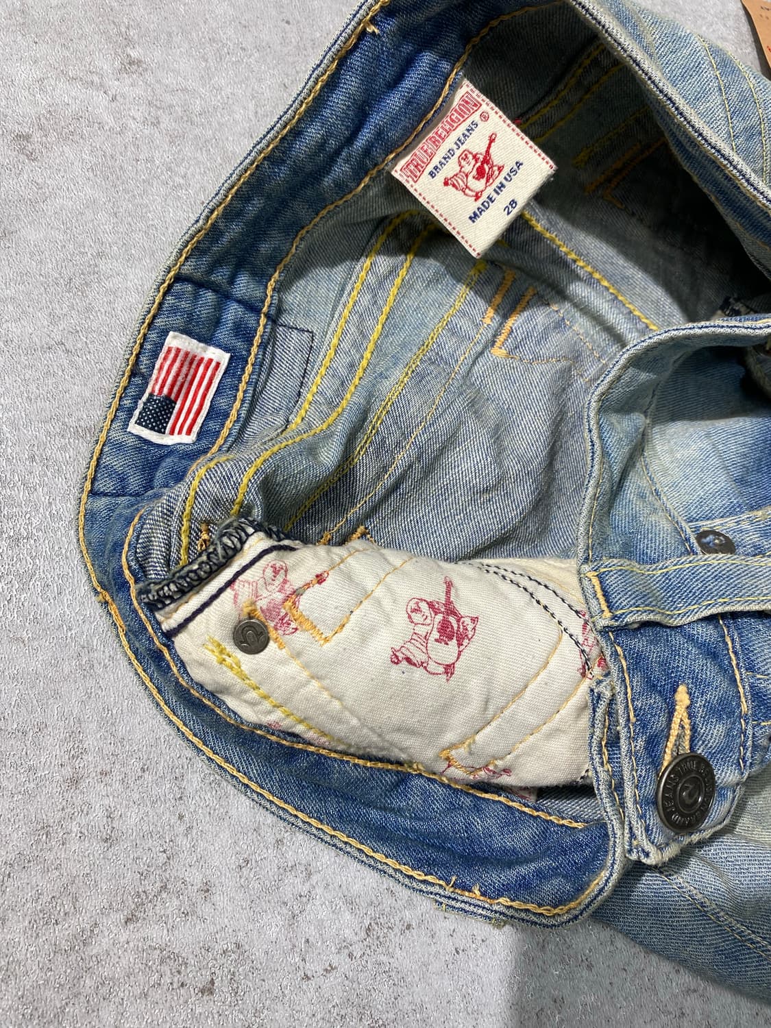 [28] True Religion 트루릴리전 데드스탁 부츠컷 데님팬츠 상품이미지7