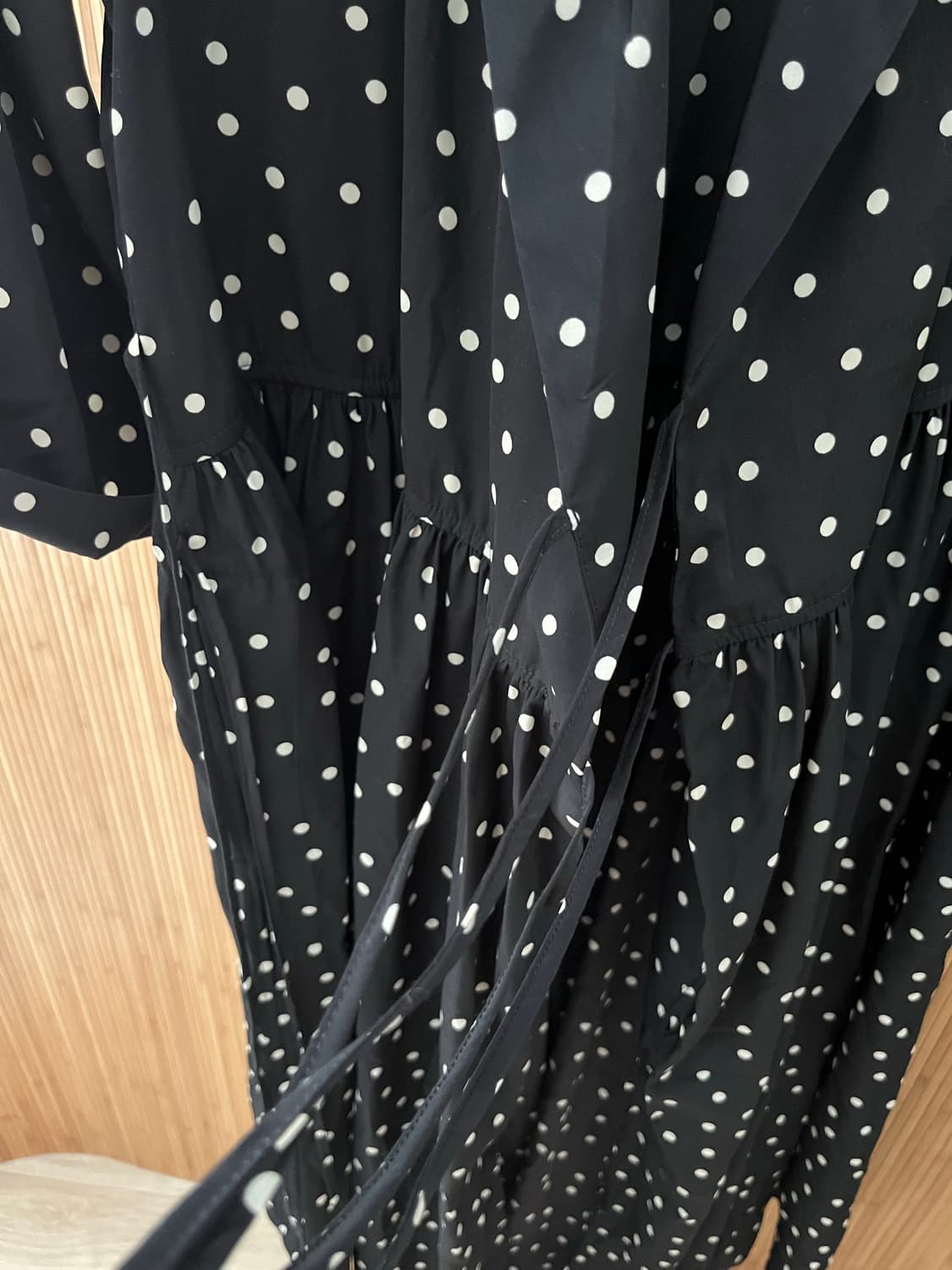 BEAMS BOY 폴카 도트 랩 드레스 상품이미지5