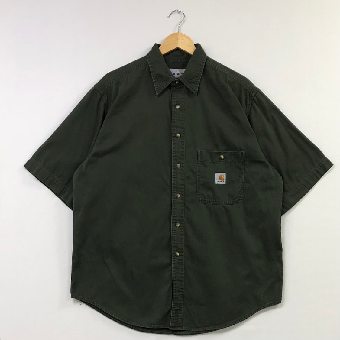 XL 칼하트 카키 워크 셔츠  상품이미지2
