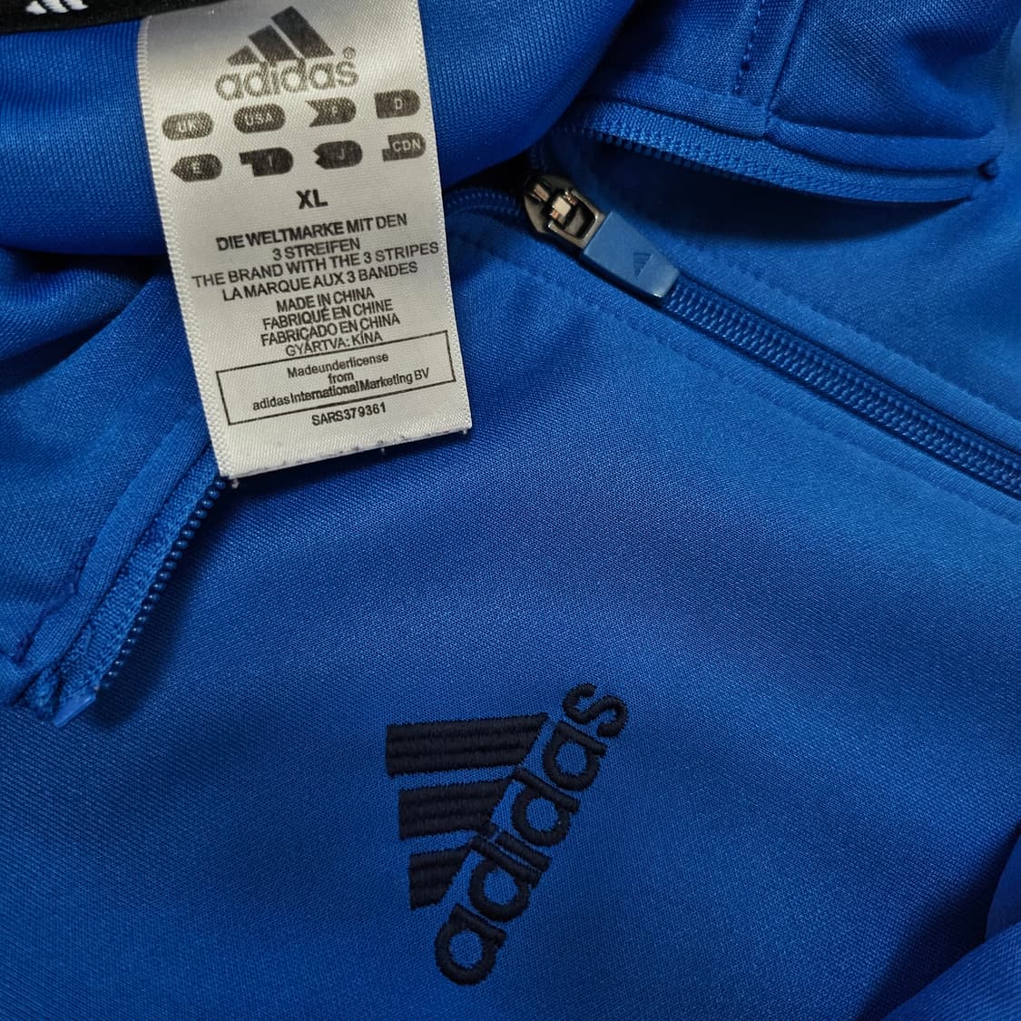아디다스져지 파란색 100-105 트랙탑저지 상품이미지6