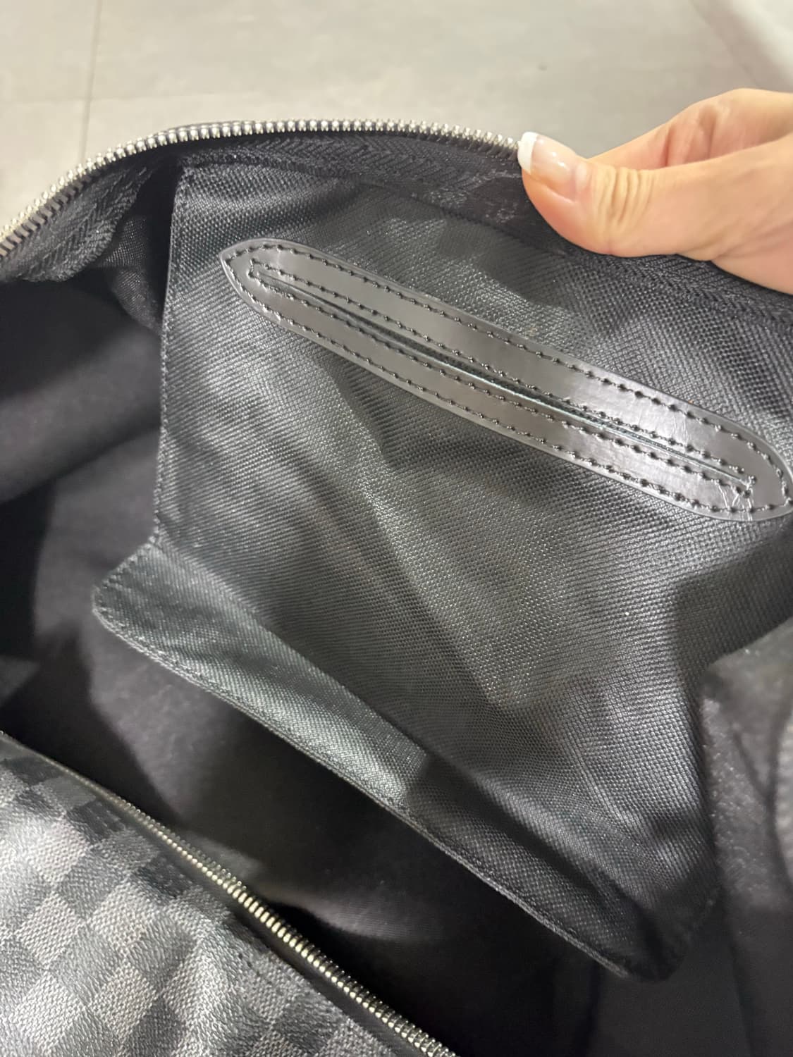 빈티지 다미에 스타일 보스턴백 (동묘구매) 상품이미지8