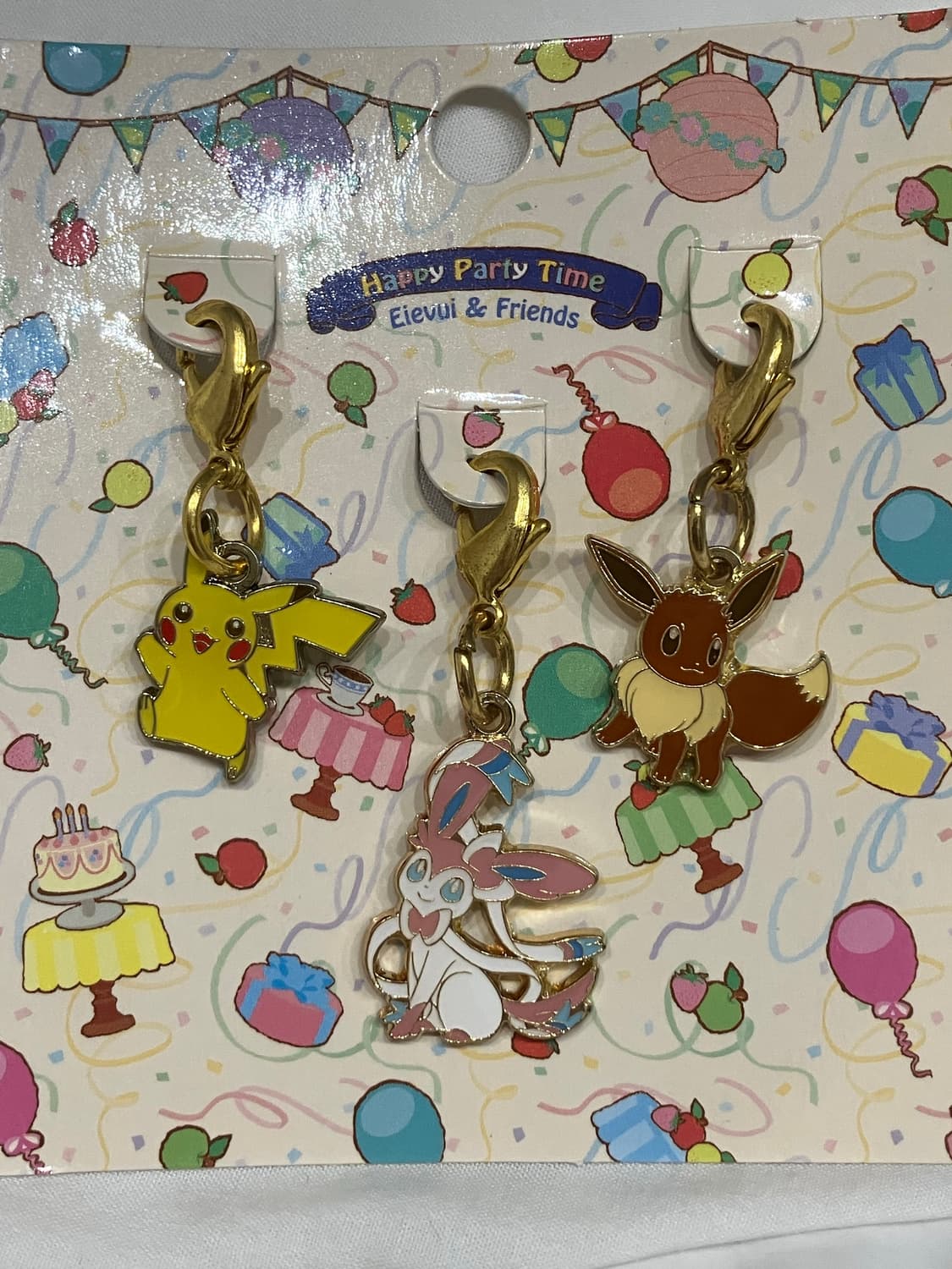 포켓몬 Happy Party Time 키링 3종 세트 상품이미지3