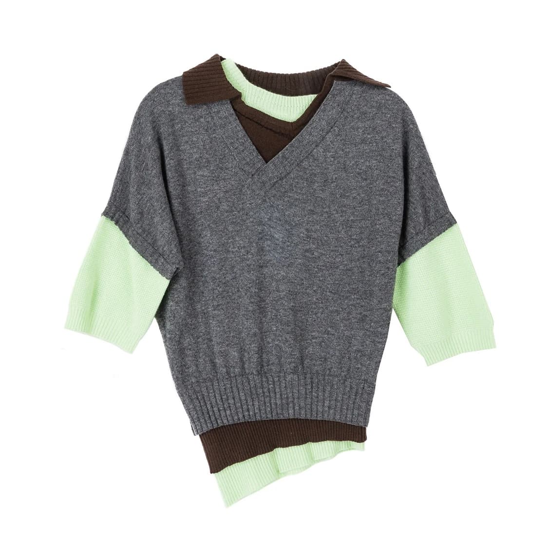 [S]어거스트 바론 All-in 25fw TRIPLE 레이어트 니트 상품이미지5