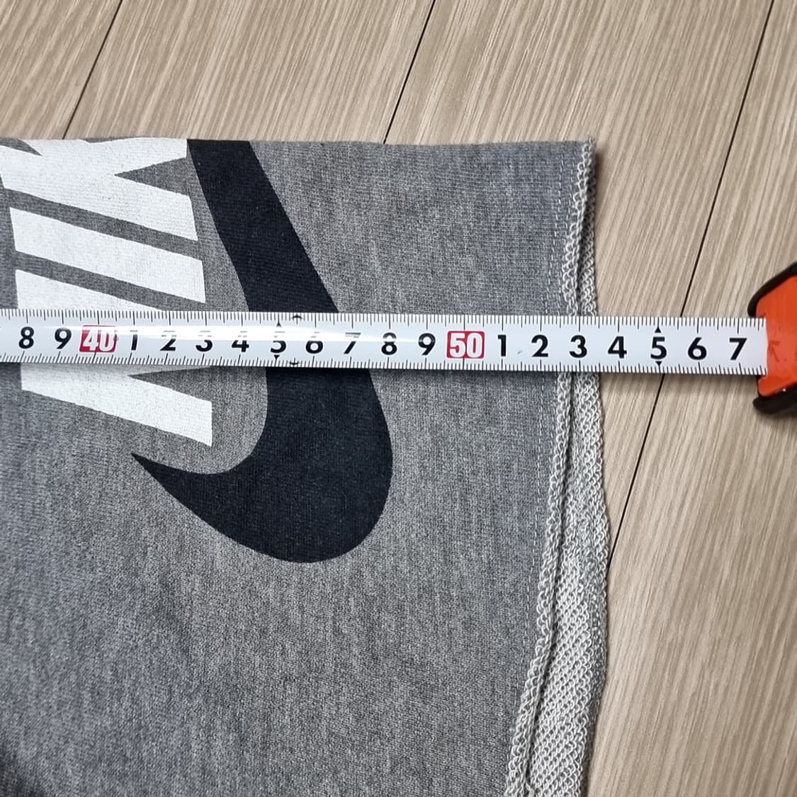 나이키 스우시 회색 반바지 트레이닝<xl> 상품이미지6