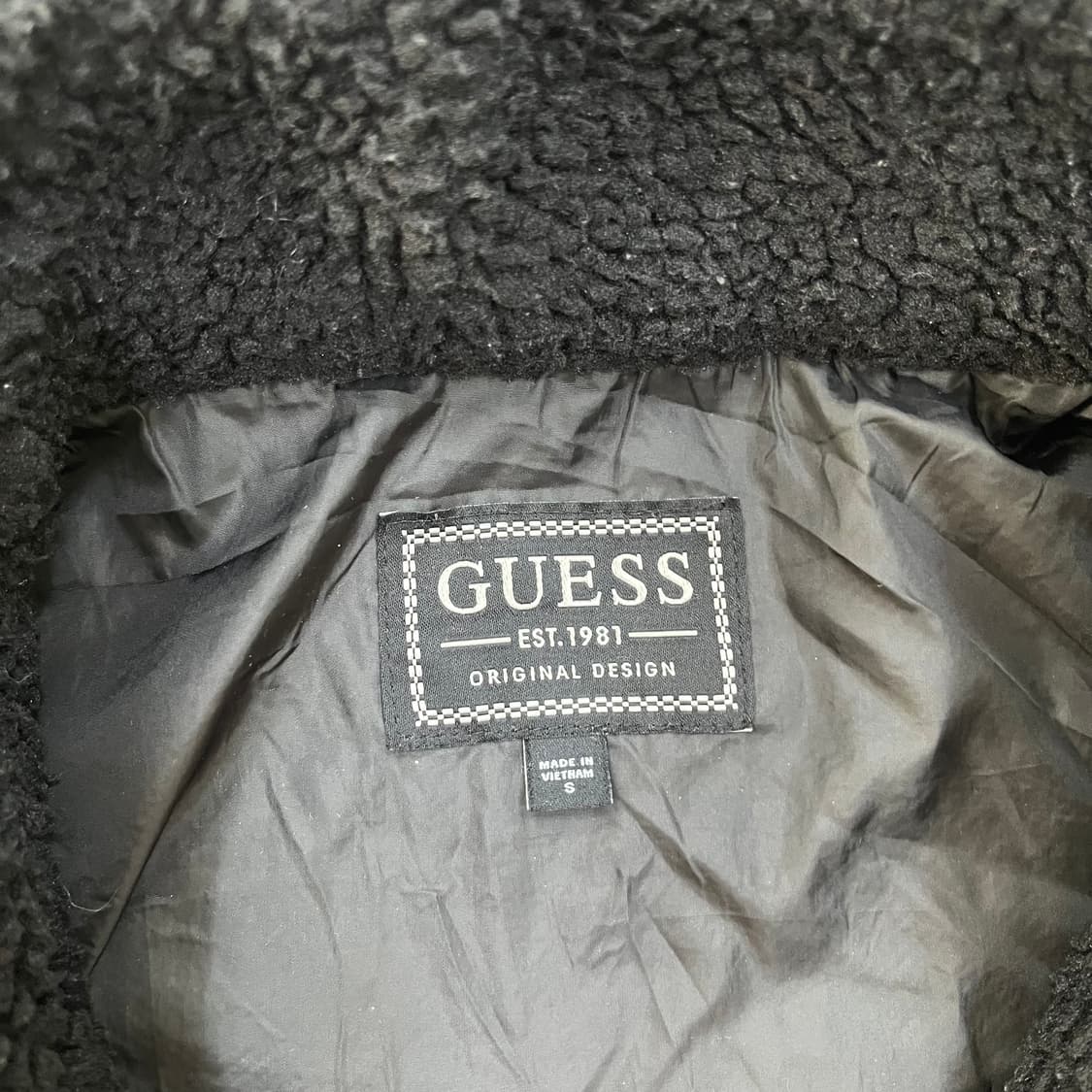 S 게스 뽀글이 스탠넥 집업 자켓 0304M 상품이미지2