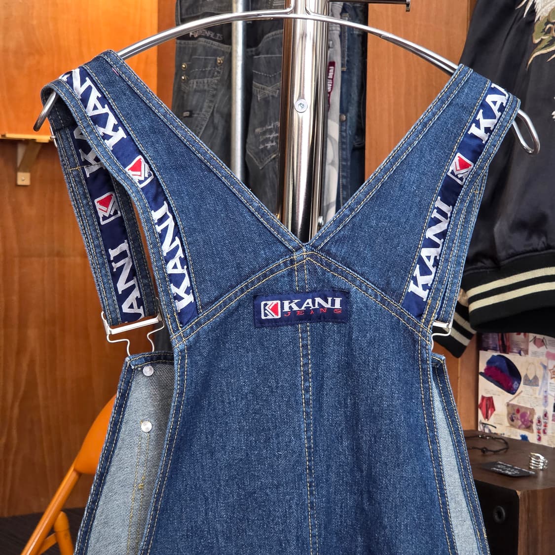 칼카니 올드스쿨 카펜터 데님 오버롤 상품이미지7