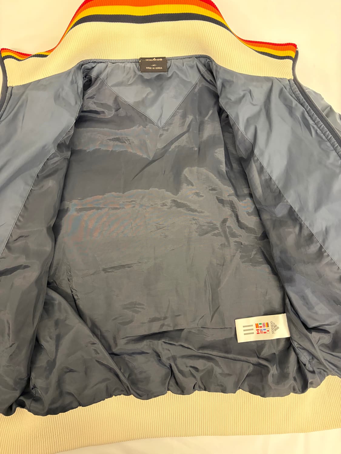 [95] 아디다스 퀼팅 자켓 네이비 상품이미지7