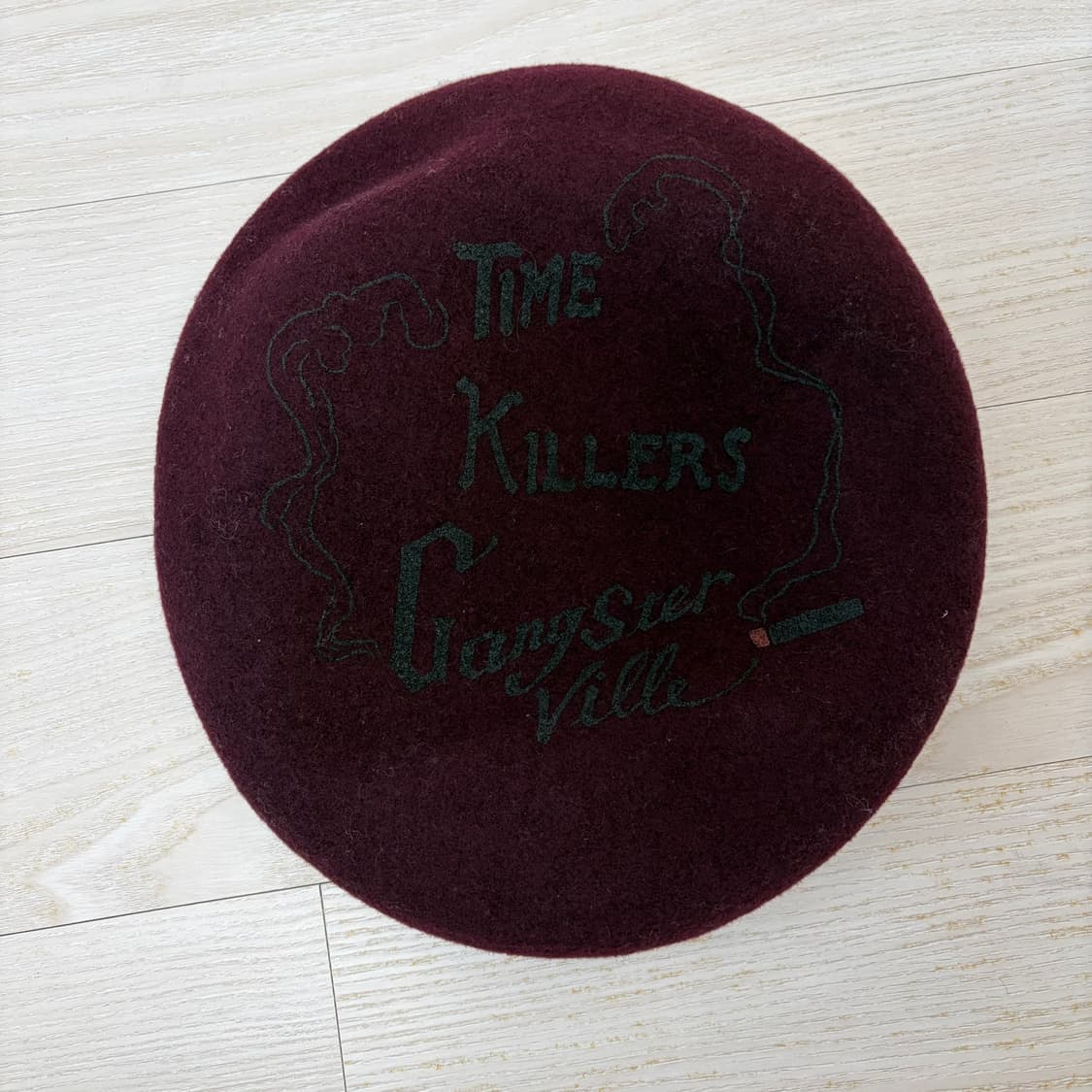 글래드핸드 갱스터빌 베레모 타임킬러스 버건디 상품이미지1