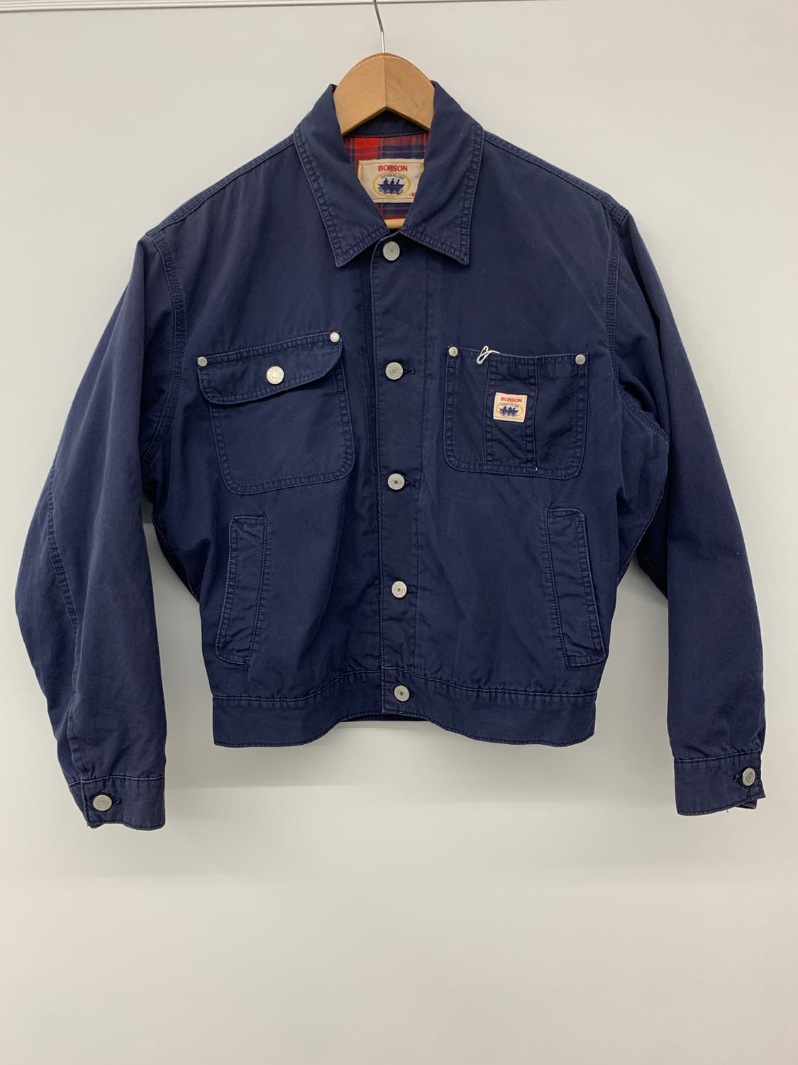 bobson wonderland 80s 워크 블루종 자켓 상품이미지4