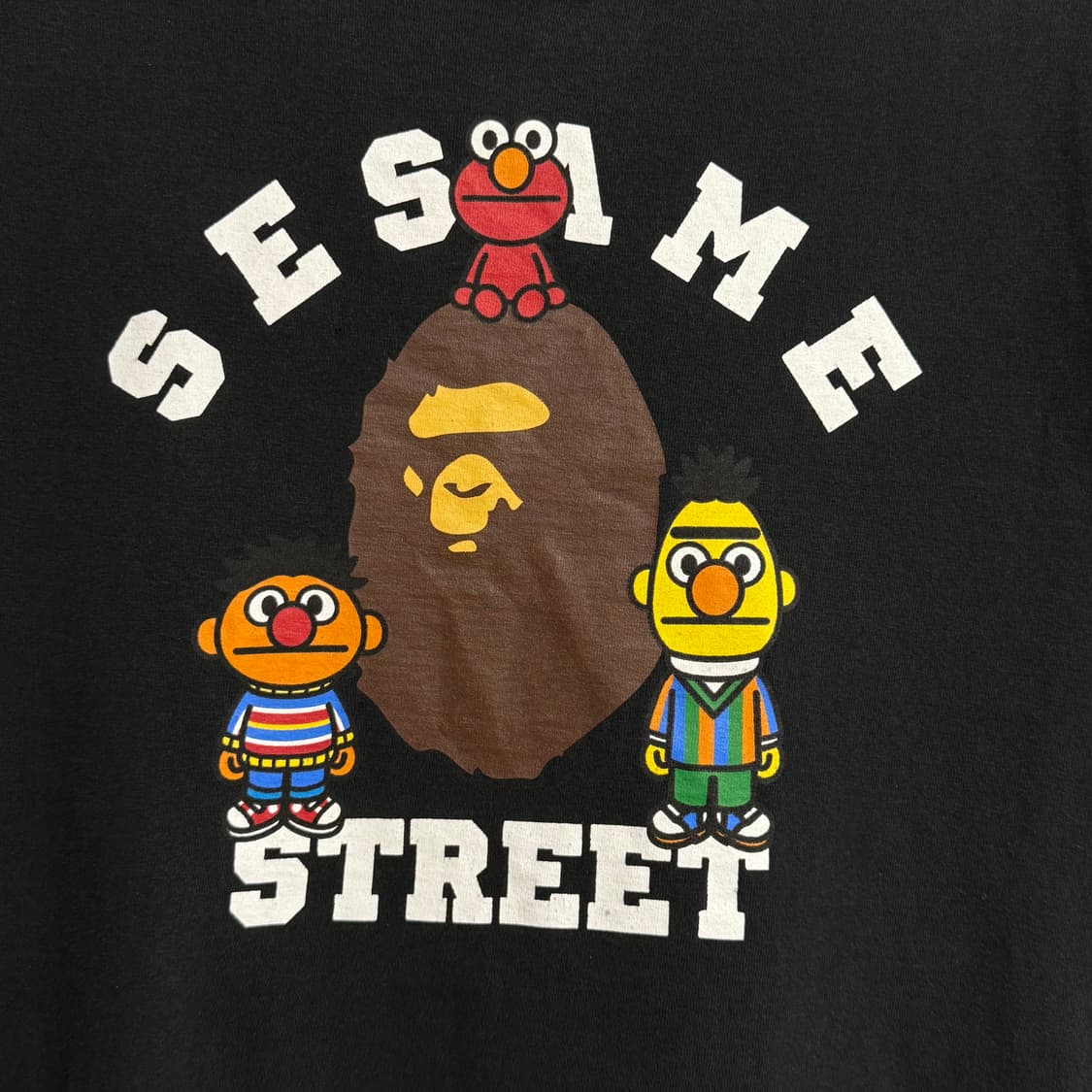 BAPE X SESAME STREET 베이프 프린팅 반팔 티셔츠 상품이미지4