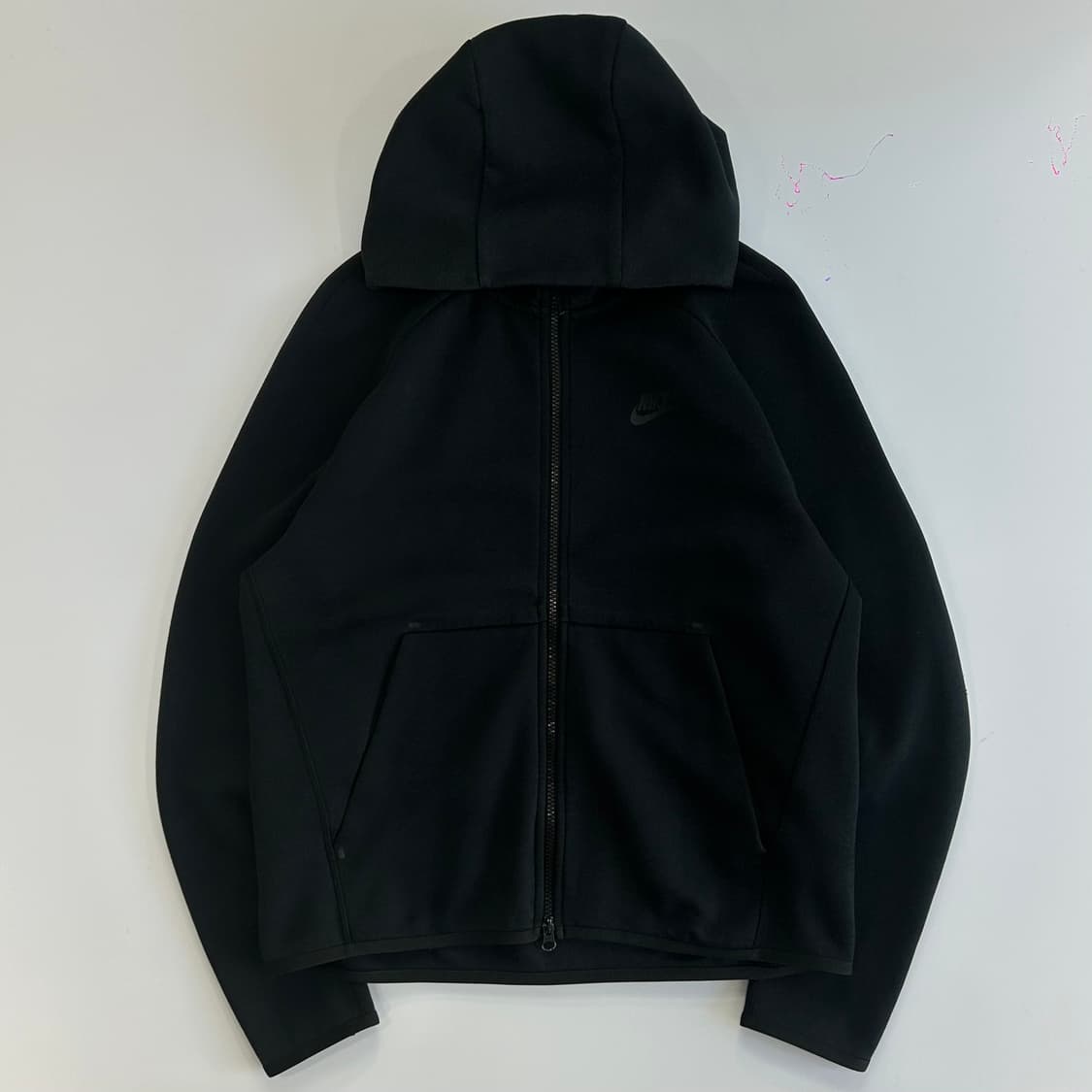Nike 나이키 블랙 로고 2-way 테크팩 블랙 후드집업  상품이미지3
