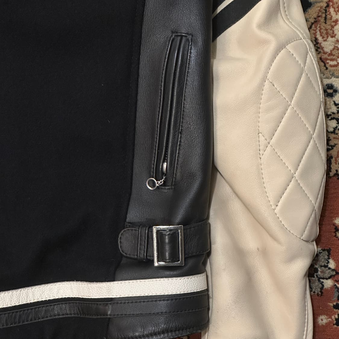 GREEDY 그리디 재팬 소가죽 라이더 자켓 (L) 상품이미지5