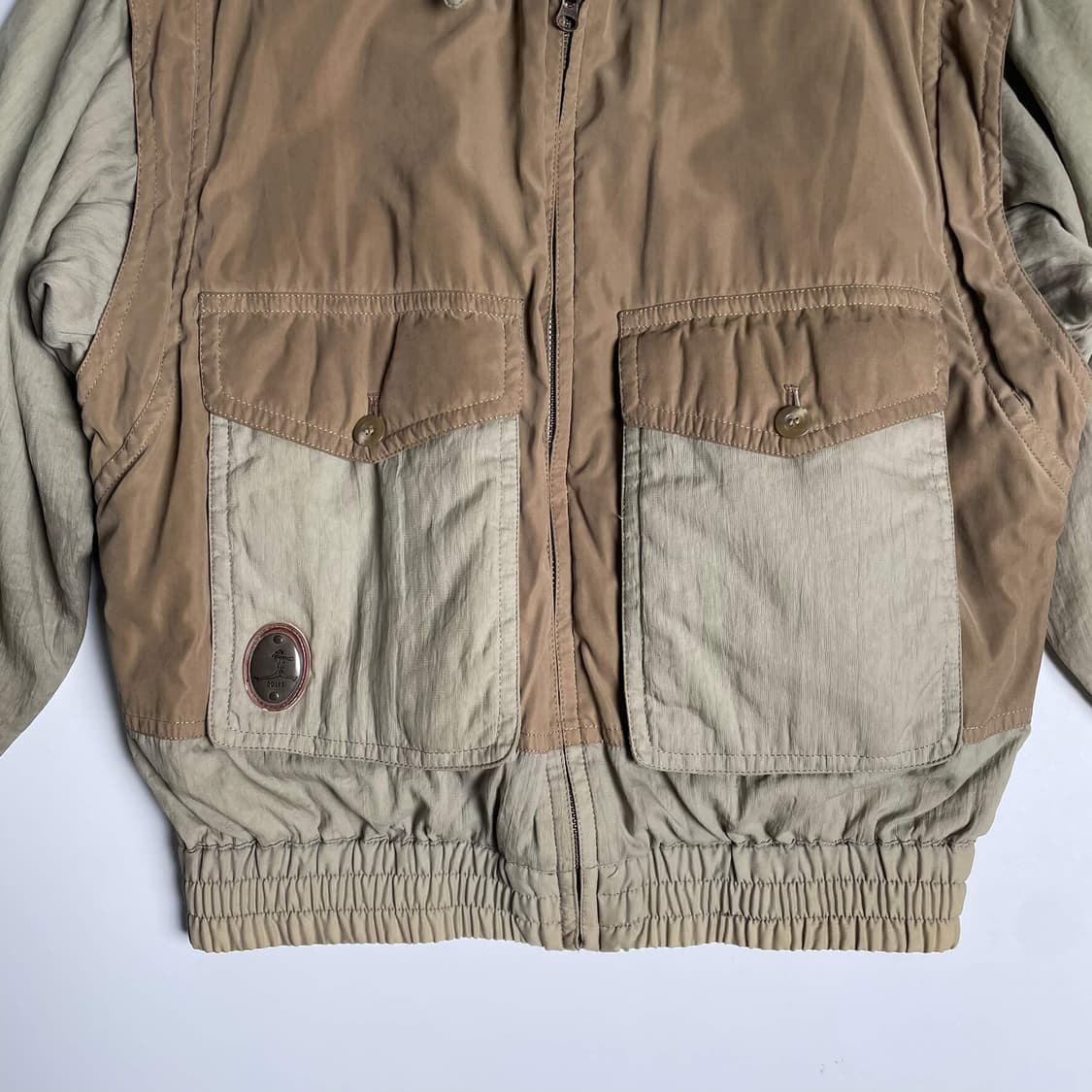 Dolce 탈부착가능한 코튼 나일론 봄버  상품이미지4