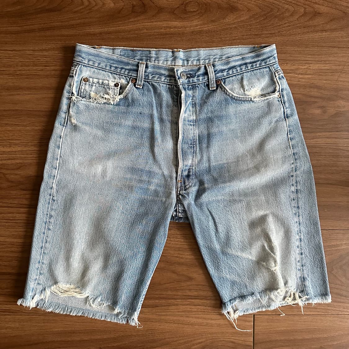 80s 미제 빈티지 리바이스 501xx 컷오프 반바지 상품이미지1