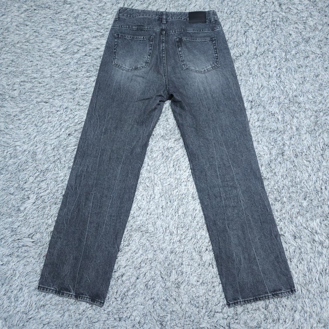 페이탈리즘) 30(46) 남자 흑청바지 와이드팬츠 / 왕눈이샵 상품이미지5