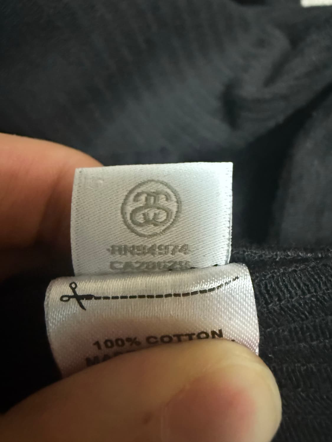 [XL] 스투시 코듀로이 집업셔츠 블랙 상품이미지3