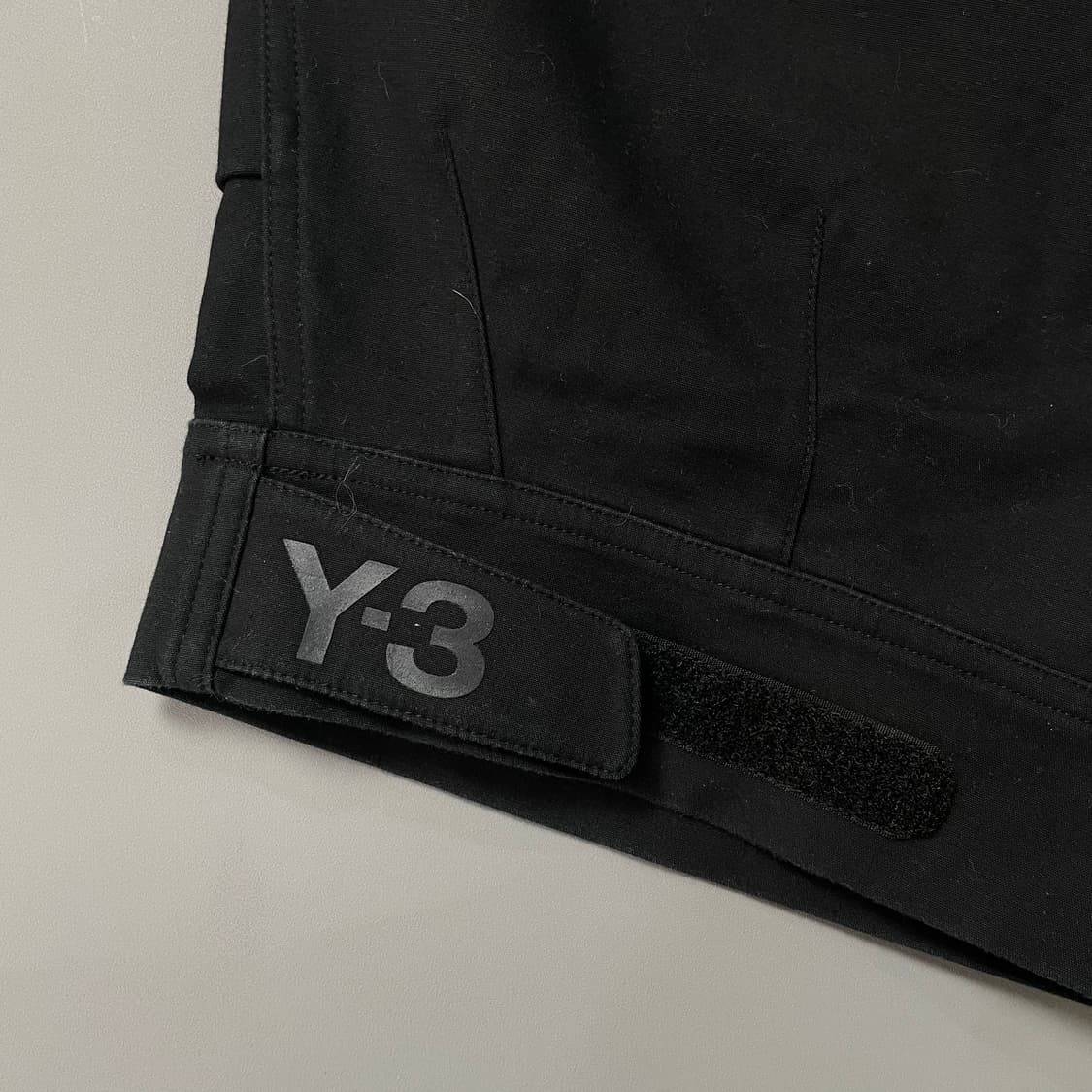 Y-3 요지야마모토 블랙 7부 밴딩 팬츠 M 상품이미지7
