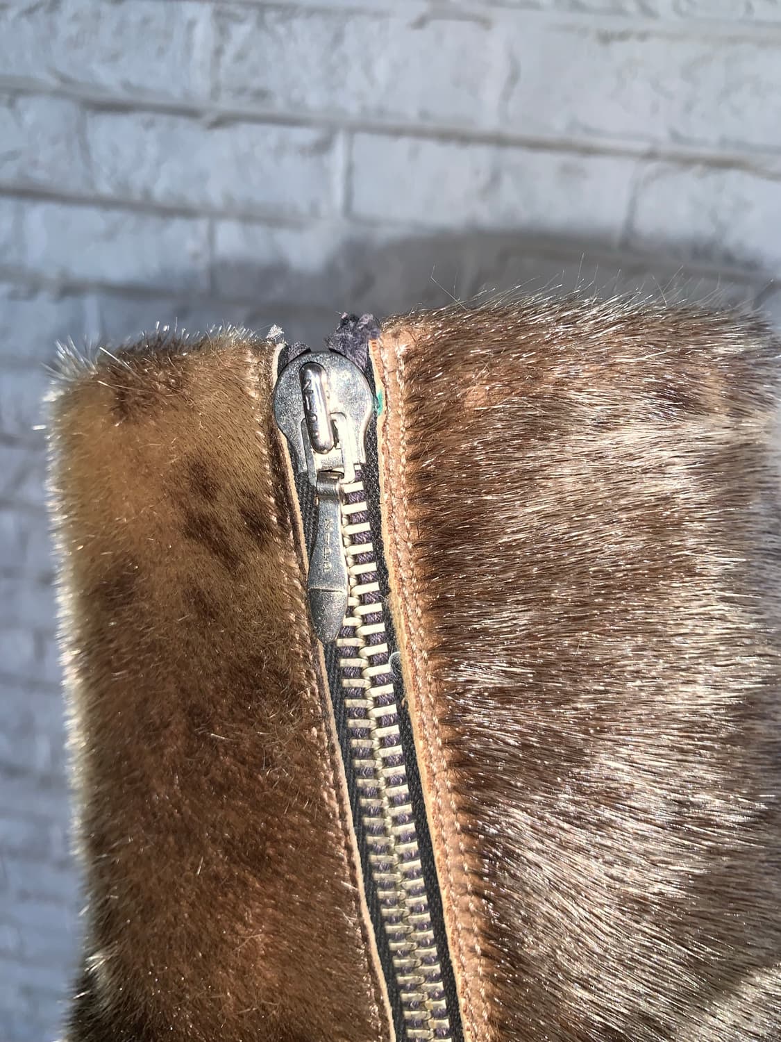 빈티지 퍼 부츠 41 260 상품이미지5