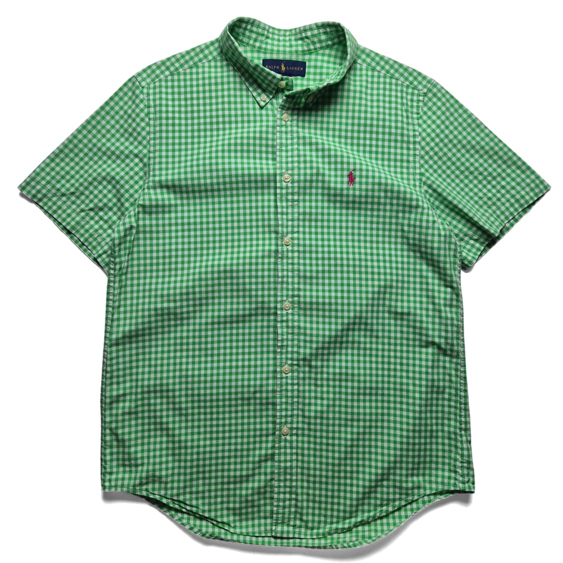 [XL(18-20)] 폴로 랄프로렌 깅엄체크 반팔셔츠 상품이미지2