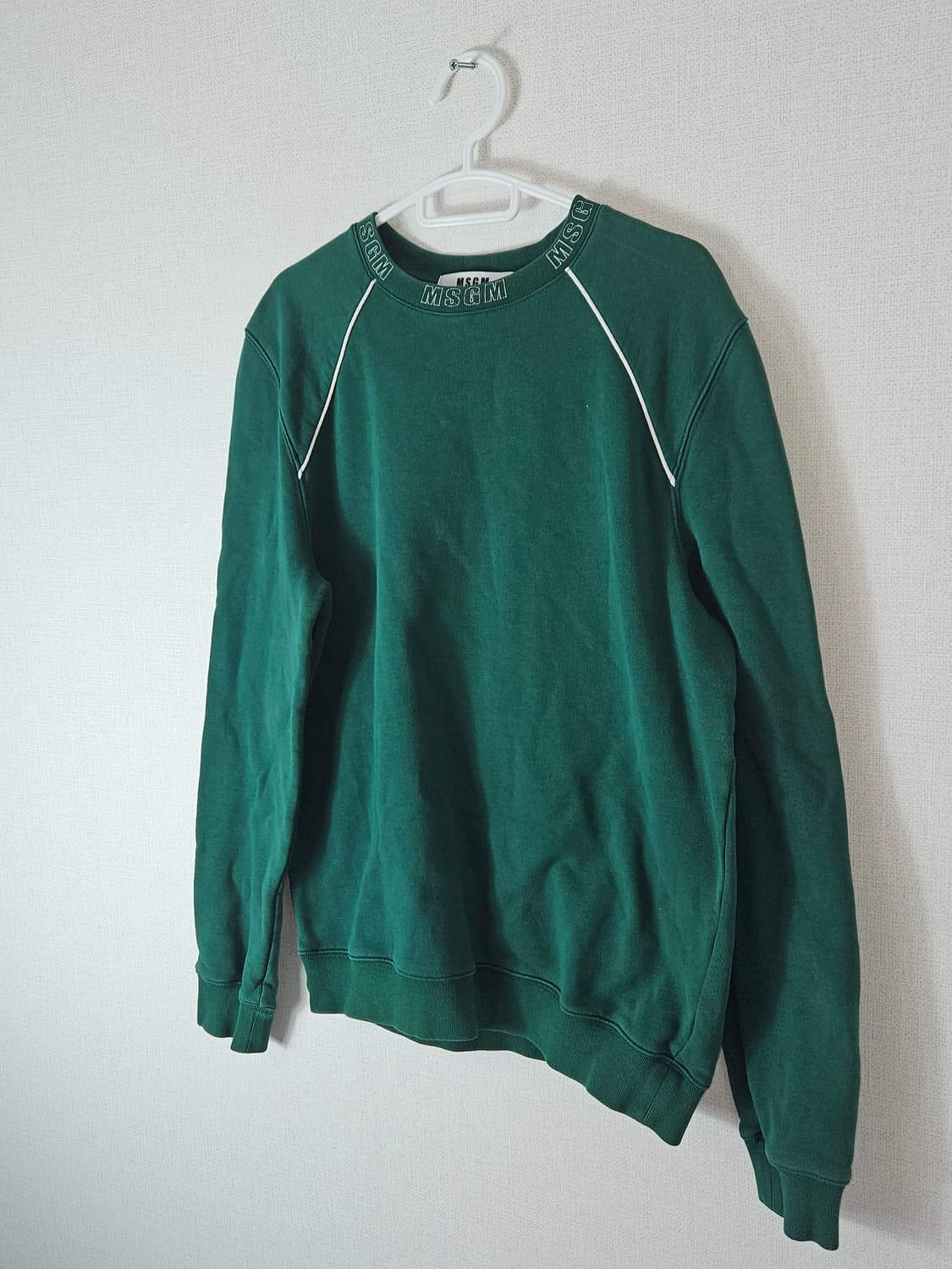 MSGM 밀라노 넥라인 맨투맨 스웻셔츠 라운드넥 남성 L 상품이미지2