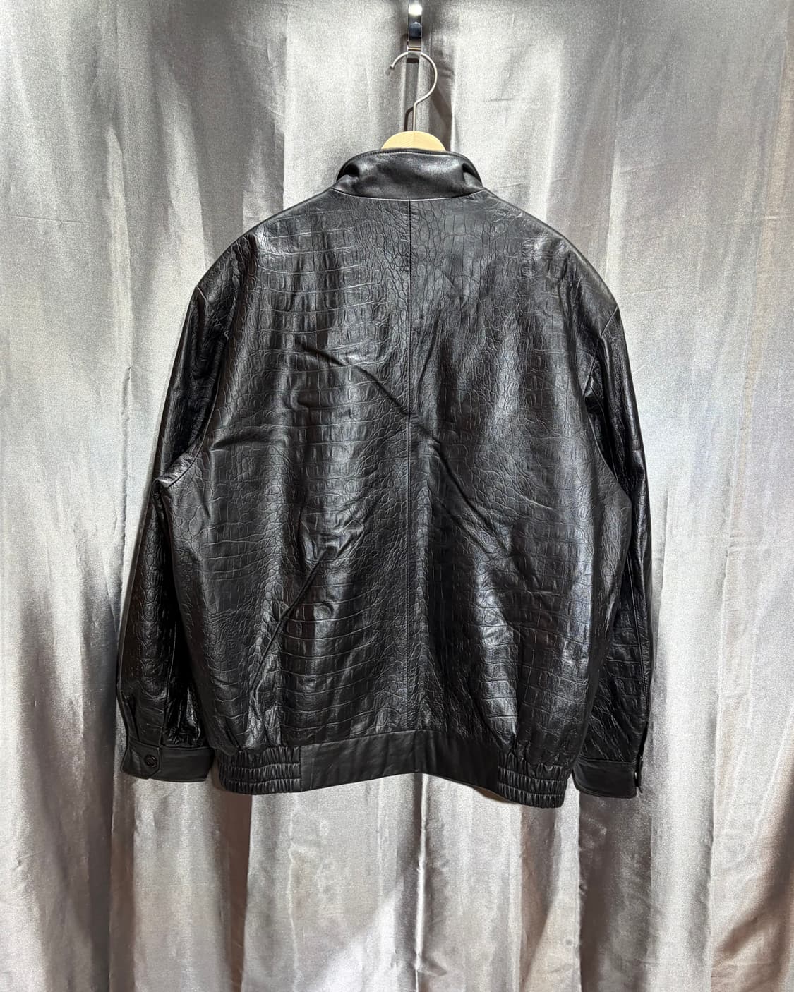 XL REDOX 레드옥스 라인 패턴 램스킨 레더자켓 상품이미지4