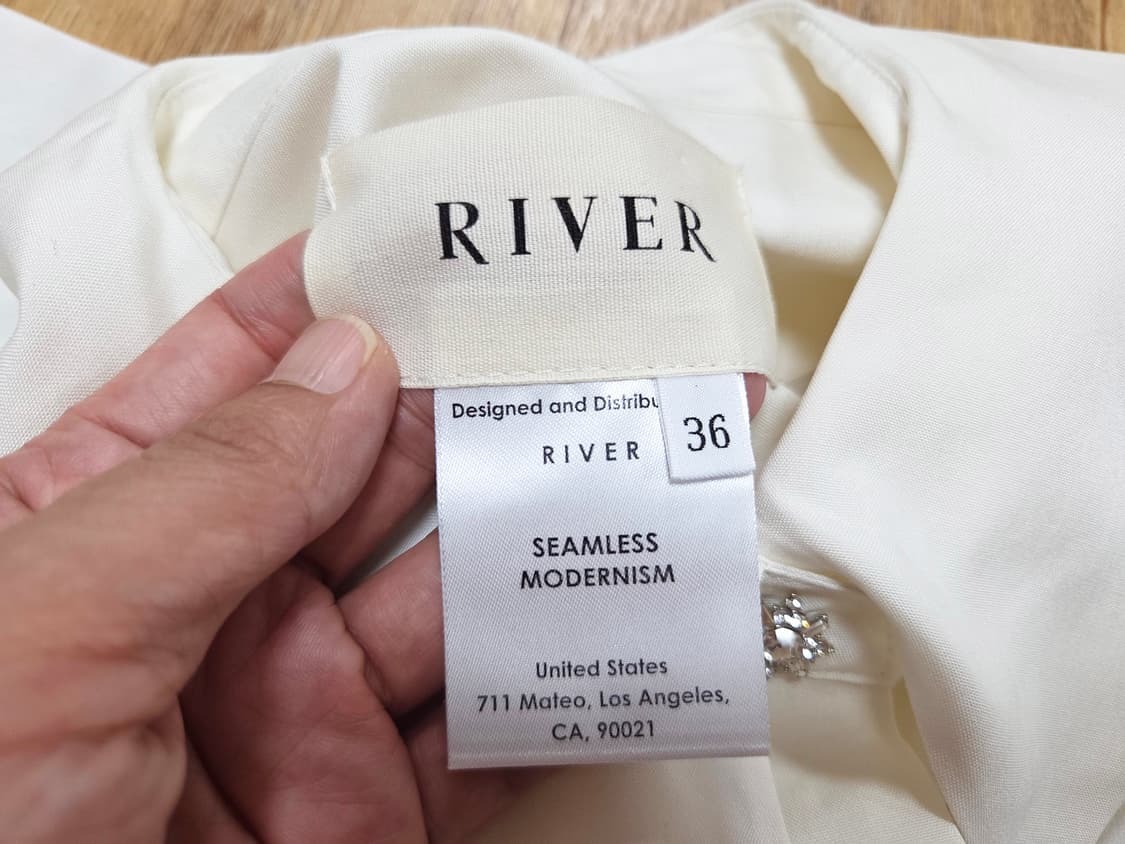 리버(RIVER) 실크셔츠 55-66 새상품 상품이미지7