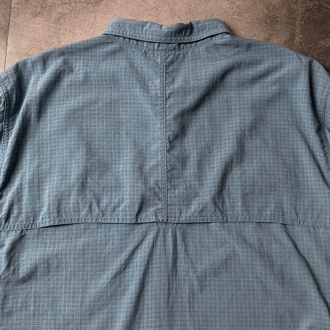 THE NORTH FACE 노스페이스 빈티지 블루 체크 셔츠 A00514 상품이미지7