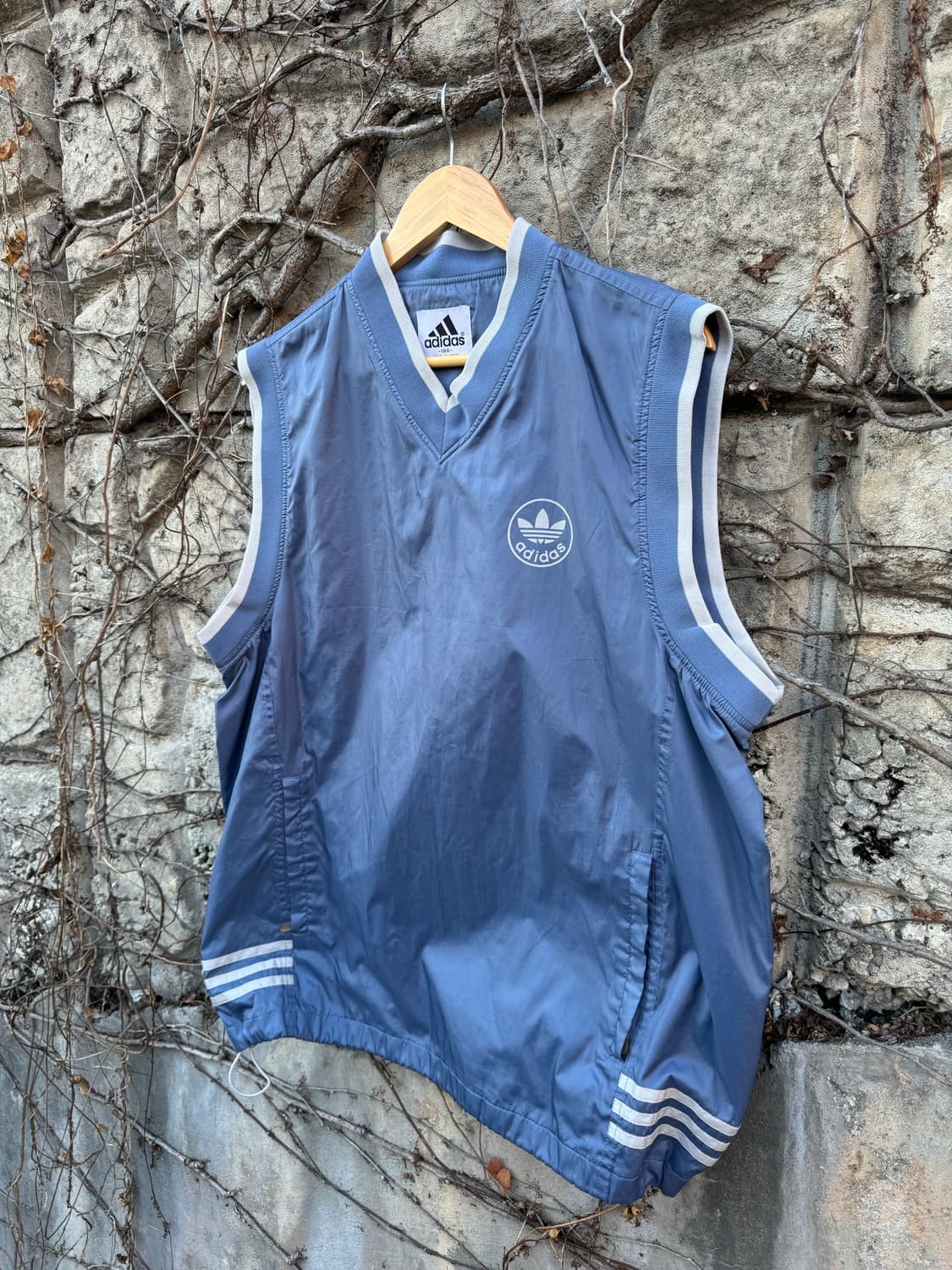 90s 아디다스 빈티지 로고 프린팅 베스트 xl 상품이미지3