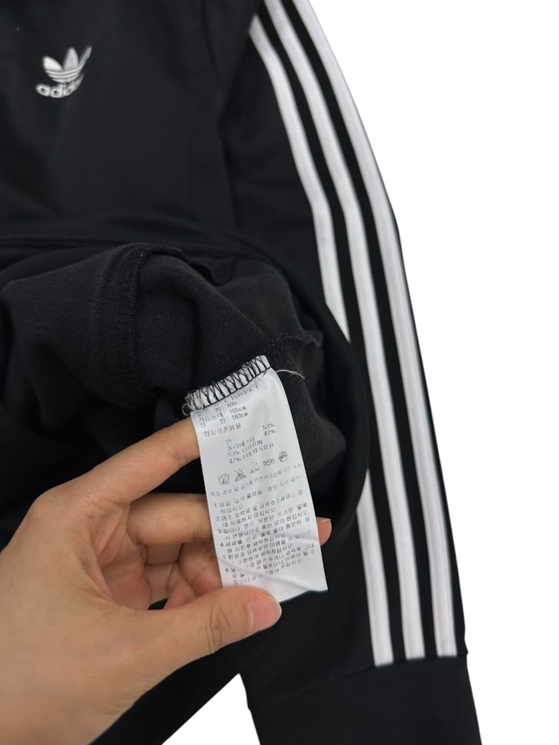 아디다스 유로파져지 블랙 (XL)  상품이미지9