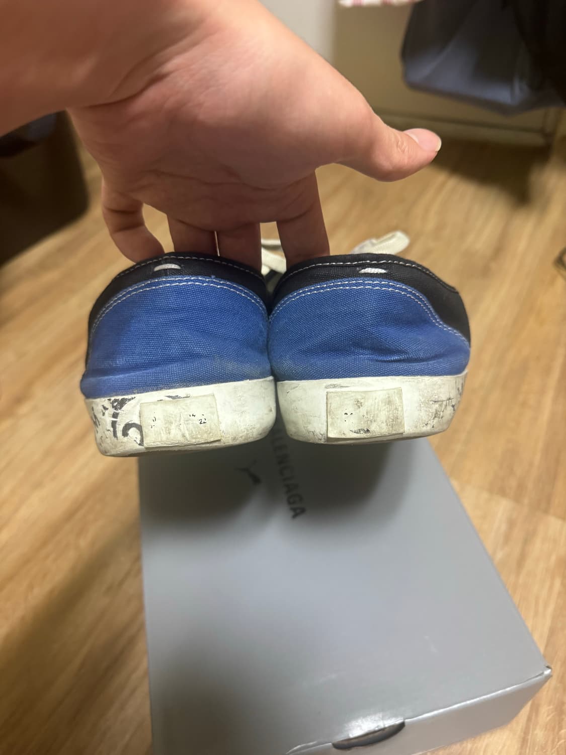 (44) 마르지엘라 타비 스니커즈 블루블랙 상품이미지2