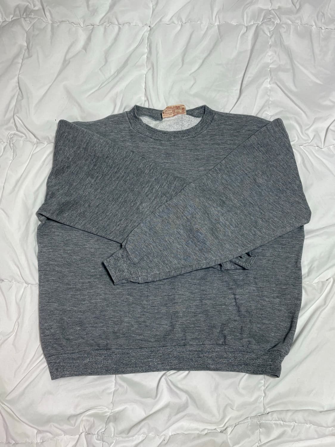 [L] USA 러셀 빈티지 스웻 맨투맨 90s 그레이 상품이미지4